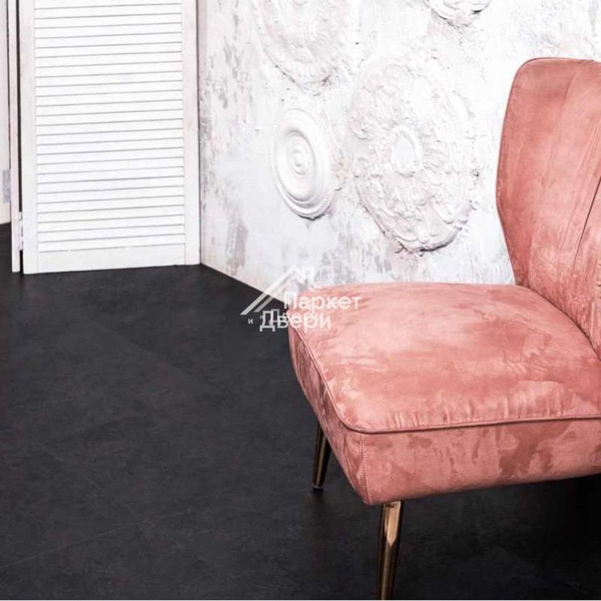Виниловый пол VINILAM CERAMO VINILAM Stone Сланцевый Черный 61605-5
