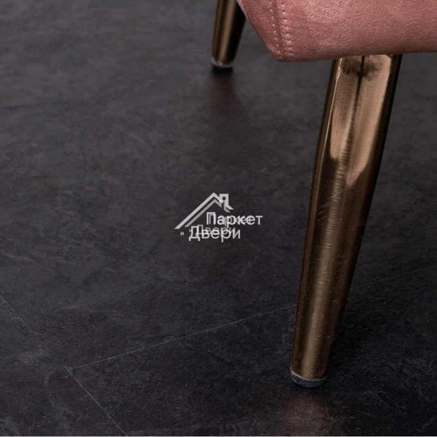 Виниловый пол VINILAM CERAMO VINILAM Stone Сланцевый Черный 61605-1