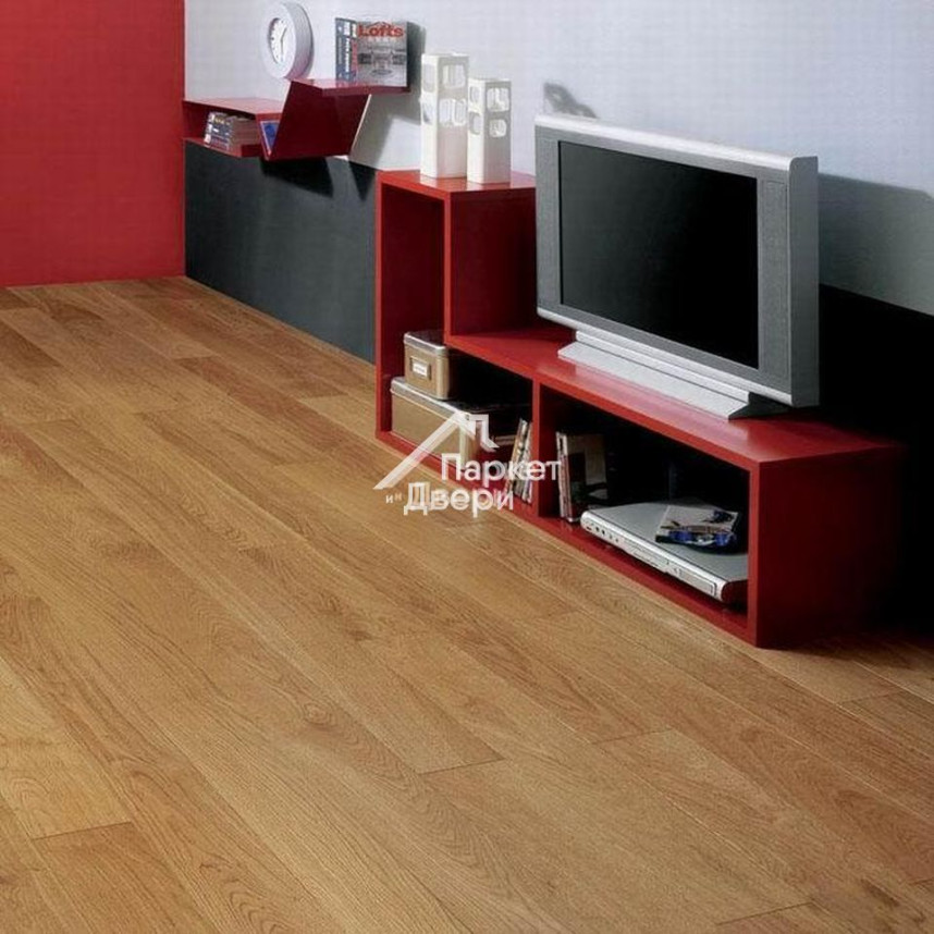 Инженерная доска Wood Bee Дуб Натур Браш, 1200x125x12-1