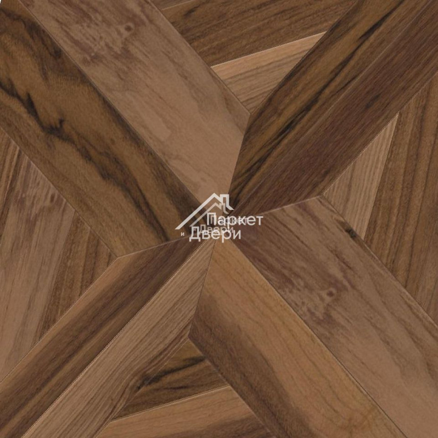 Модульный паркет Kochanelli Квадро Орех Американский-1