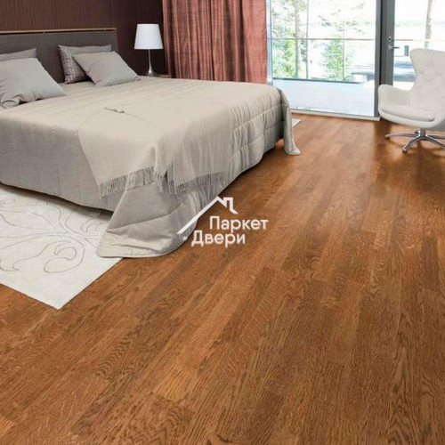 Паркетная доска Karelia Spice Дуб Ebony Stonewashed