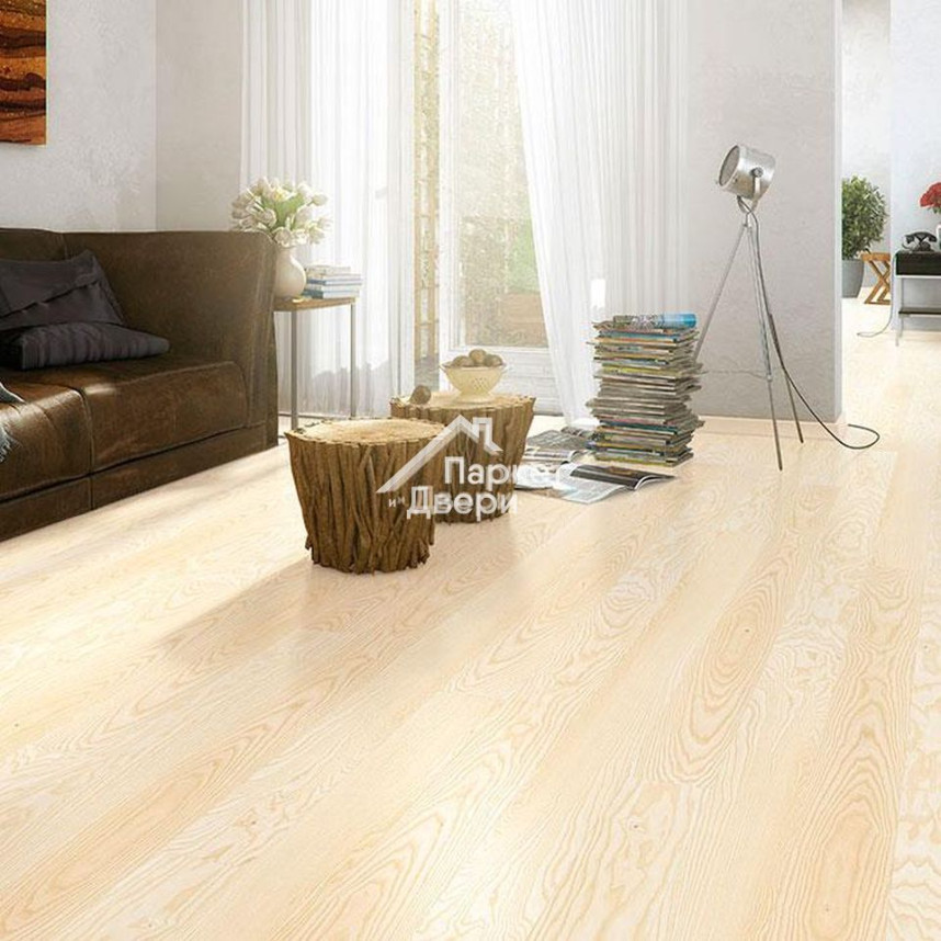 Паркетная доска Barlinek Piccolo Ясень Moonlight 130мм-1