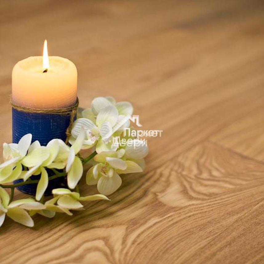 Паркетная доска Amber Wood (Амбер Вуд) Классика Ясень Карамель Лак, 1860x189x14-1