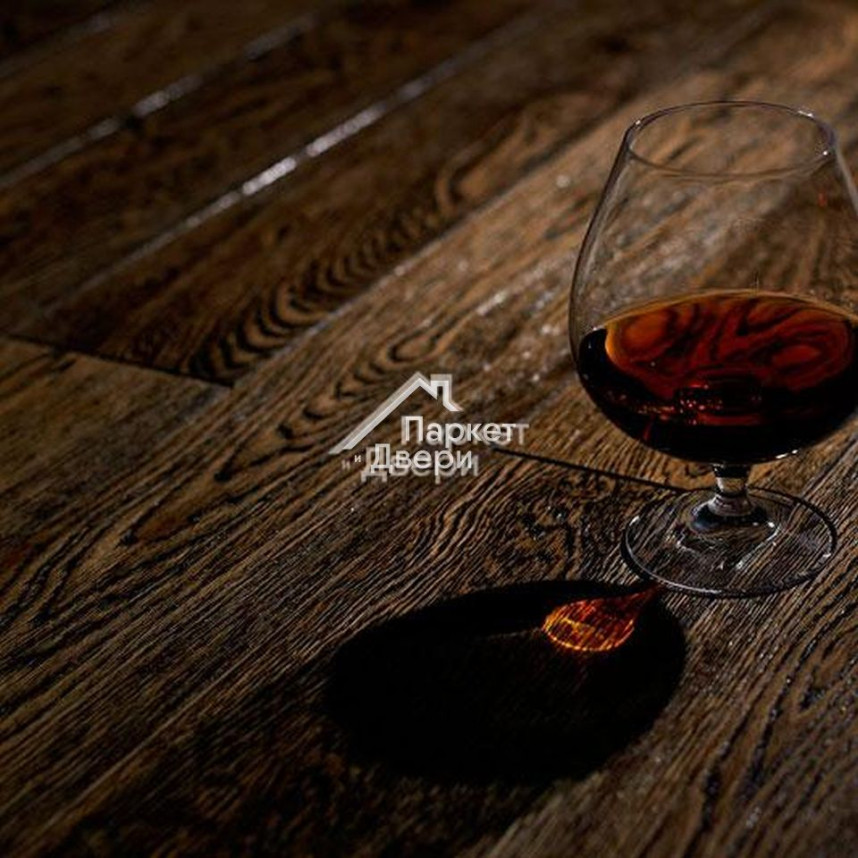 Паркетная доска Amber Wood (Амбер Вуд) Классика Дуб Коттедж Браш Масло, 1860x189x14-2