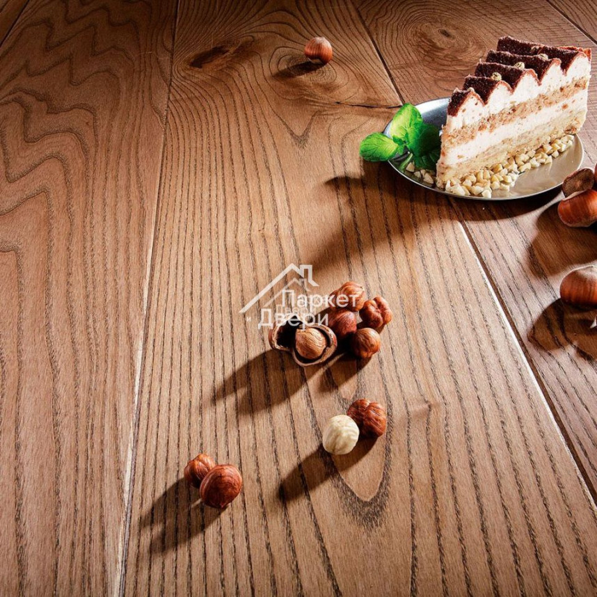 Паркетная доска Barlinek Grande Ясень Hazelnut 180мм-1