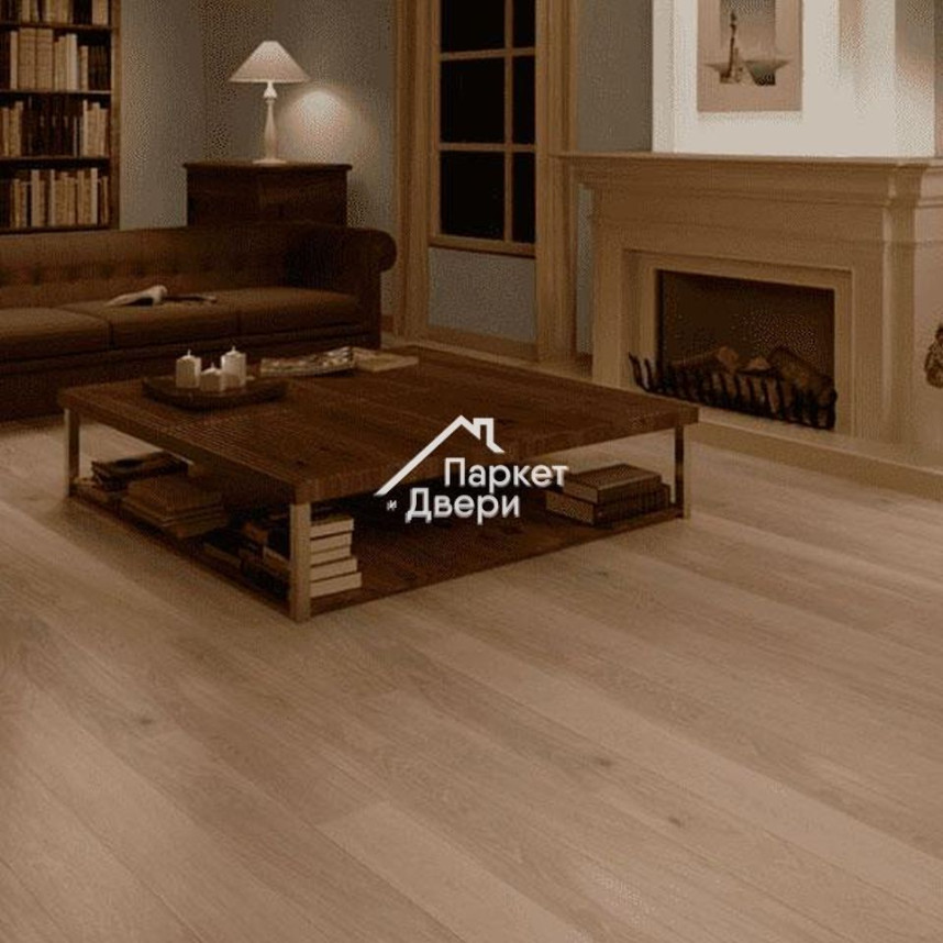 Паркетная доска Polarwood Дуб PREMIUM MERCURY WHITE OILED 1S (Премиум Меркурий белое масло) Space-1