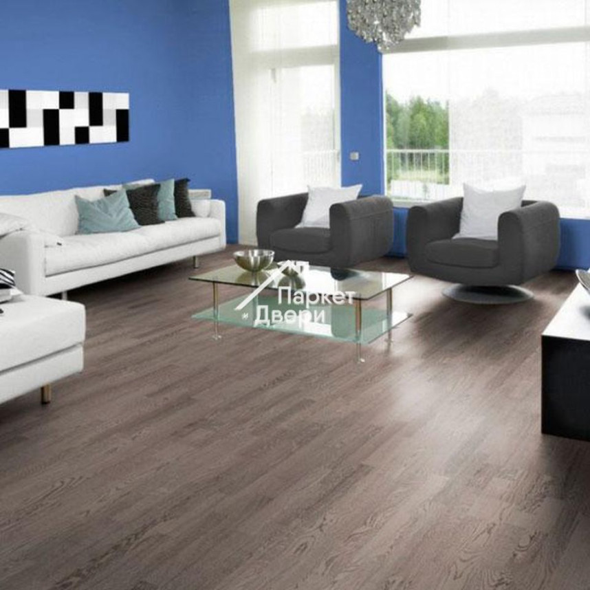 Паркетная доска Polarwood Дуб URANIUM OILED 3S (Уран промасленный) Space-1