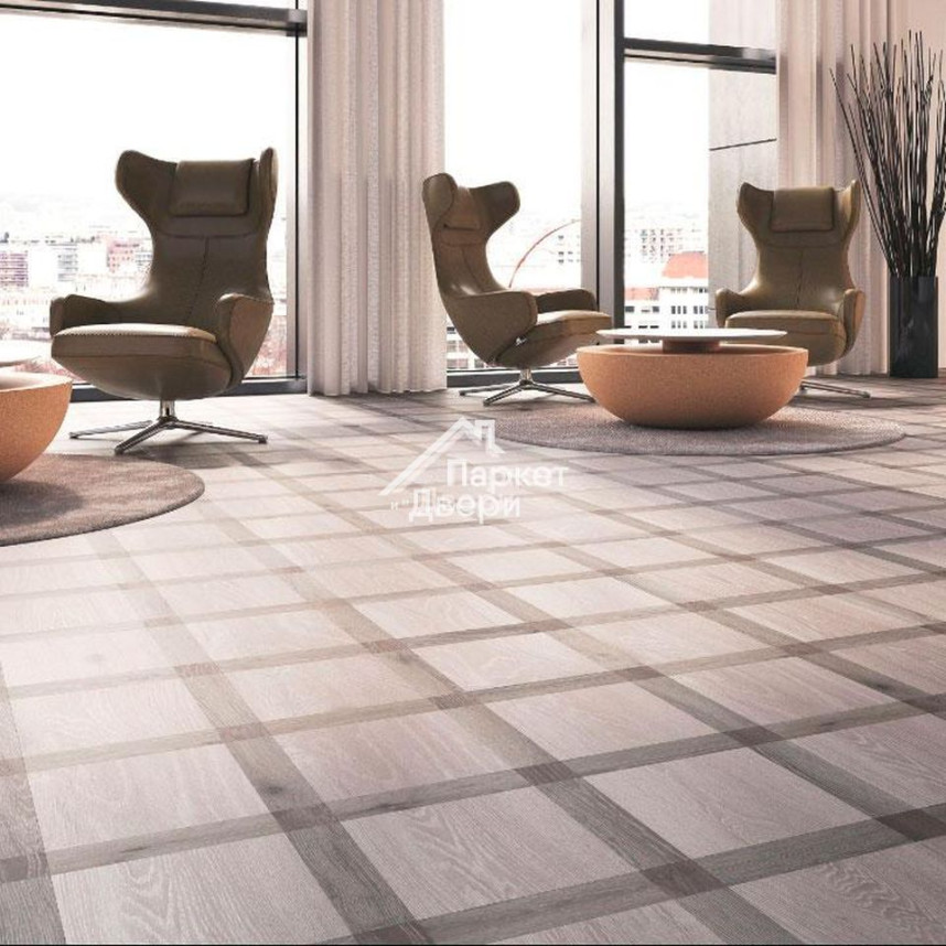 Пробковый пол Vita Decor Granorte Foursguare Grey-2