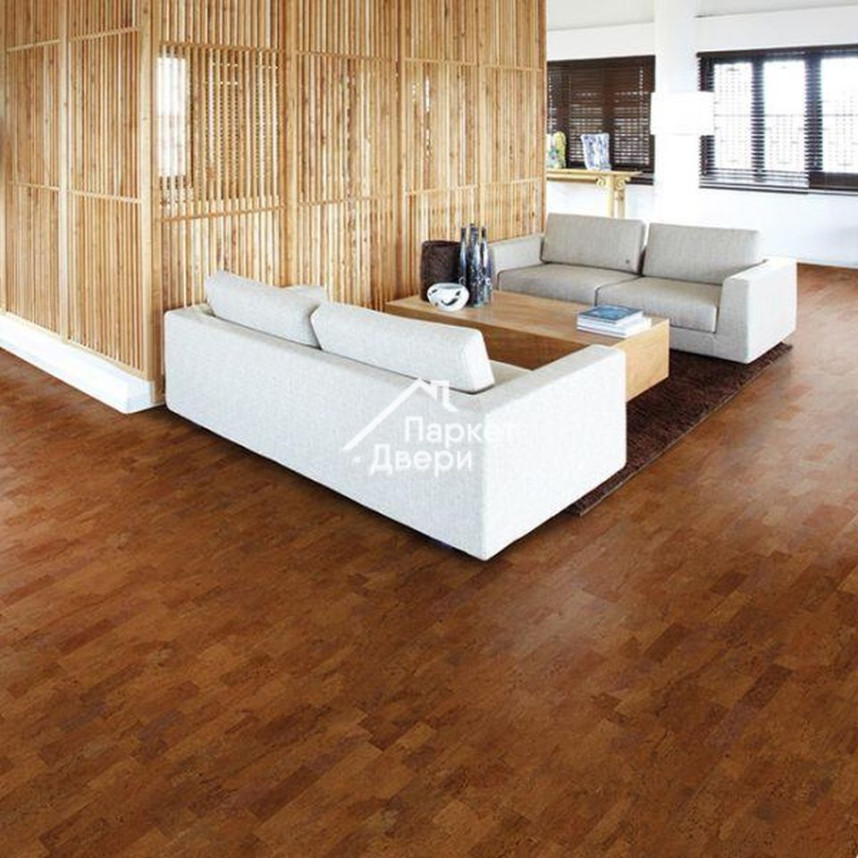 Пробковый клеевой пол Wicanders Corkcomfort Glue-Down Identity Chestnut I932002 600x300x6-2