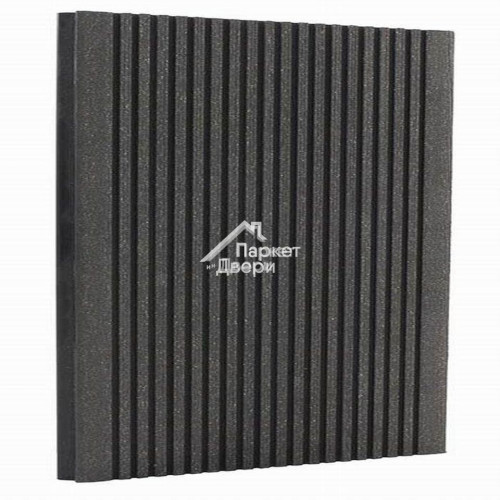 Террасная доска дпк TerraDeck ECO Черная, 3000,4000,5000, 6000x155x28