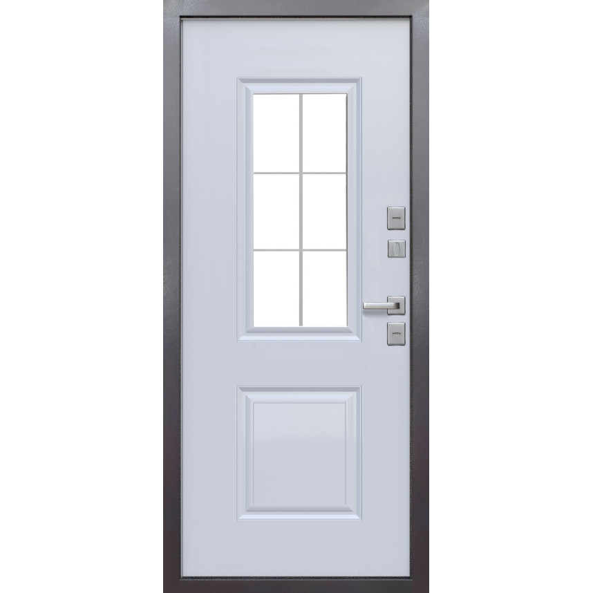 Дверь входная MXDoors ТЕРМО ТИТУЛ ТТ  Букле Антрацит-2