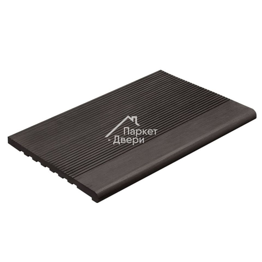 Ступени из террасной доски Harvex Венге полнотелая 4000,3000х350х22мм-1