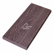 Заборная доска из ДПК Altay Decking Венге полнотелая 3000,4000, 6000х130х13 мм