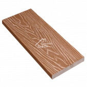 Заборная доска из ДПК Altay Decking Орех полнотелая 3000,4000, 6000х130х13 мм