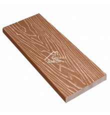 Заборная доска из ДПК Altay Decking Орех полнотелая 3000,4000, 6000х130х13 мм