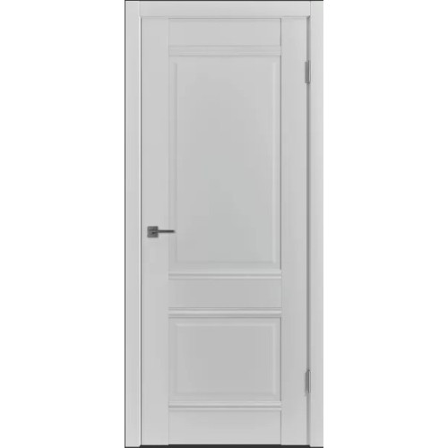 Дверь экошпон WanMark София 2 серая RAL 7047 глухая 15527