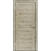 Дверь экошпон WanMark D1 рустик пепельный глухая 15546