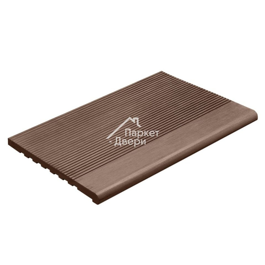 Ступени из террасной доски Harvex Венге полнотелая 4000,3000х350х22мм-5