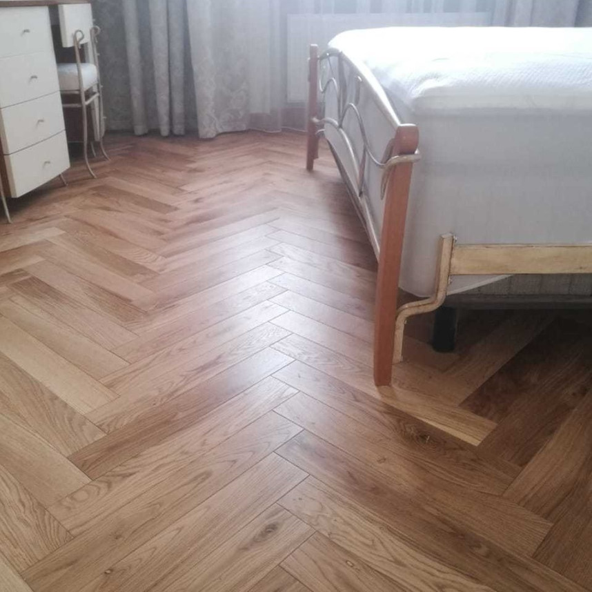 Инженерная доска Kjopmann Викинги английская елка Дуб Орм 540x90x14-1