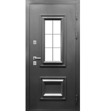 Дверь входная MXDoors ТЕРМО ТИТУЛ ТТ  Стеклопакет Букле Графит