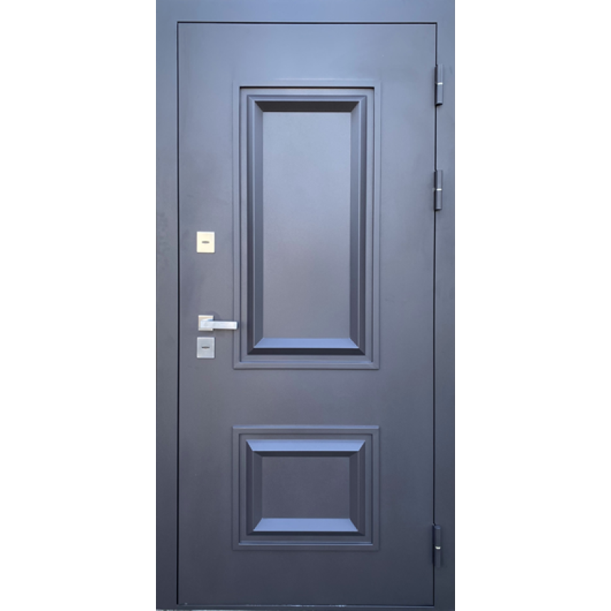 Дверь входная MXDoors ТЕРМО ТИТУЛ ТТ  муар коричневый RAL 8019-2