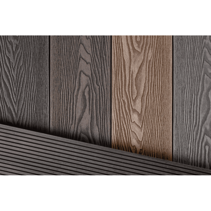 Террасная доска Harvex Julia Серый дым,3000,4000,6000x146x22-1