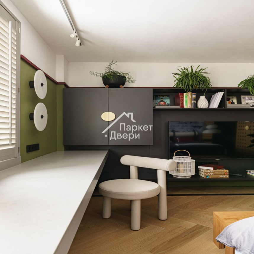 Кварцевый паркет Quartz Parquet Английская Ёлка Дуб Лимба 33-405 5/0,6 мм (1,936м²)-11