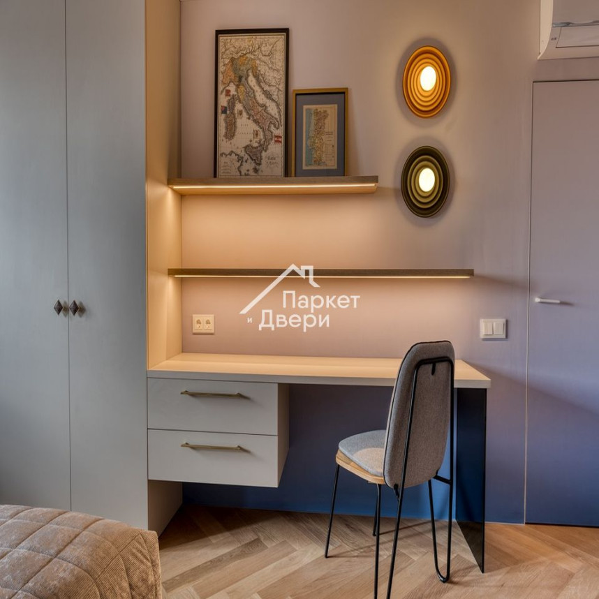 Кварцевый паркет Quartz Parquet Английская Ёлка Дуб Лимба 33-405 5/0,6 мм (1,936м²)-5