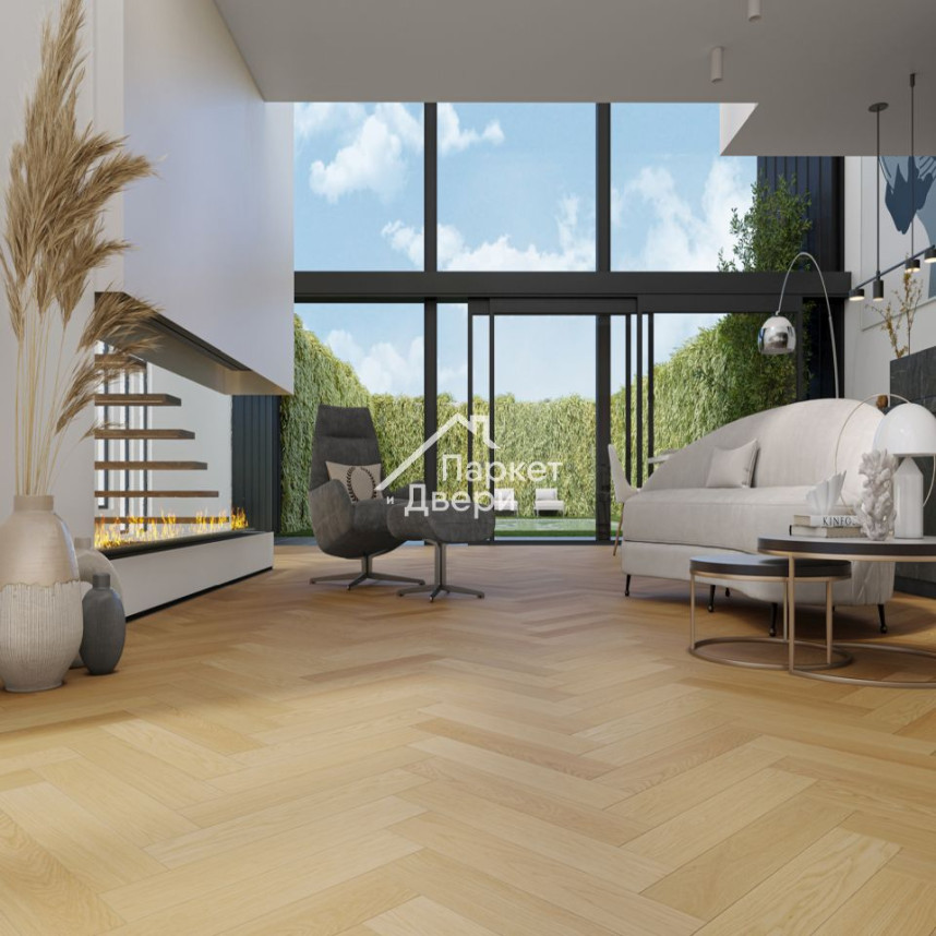 Кварцевый паркет Quartz Parquet Английская Ёлка Дуб Тоскана 33-407 5/0,6 мм (1,936м²)-2