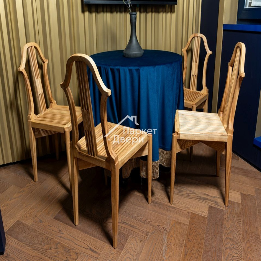 Кварцевый паркет Quartz Parquet Английская Ёлка Дуб Рустикальный 33-410 5/0,6 мм (1,936м²)-4