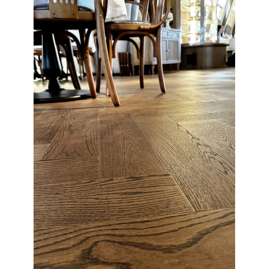 Кварцевый паркет Quartz Parquet Английская Ёлка Дуб Рустикальный 33-410 5/0,6 мм (1,936м²)-6