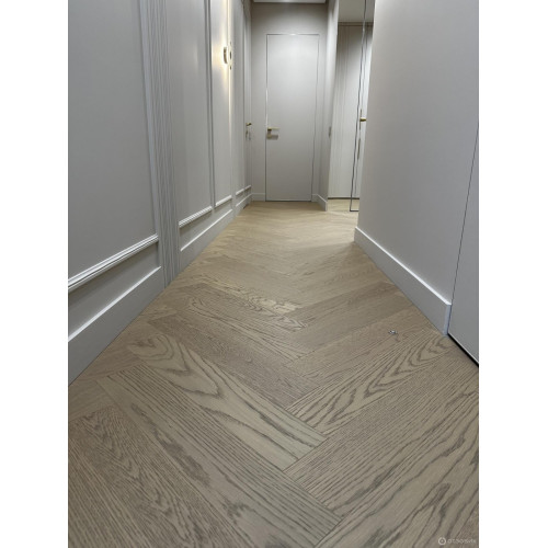 Кварцевый паркет Quartz Parquet Английская Ёлка Дуб Шампань 33-414 5/0,6 мм (1,936м²)