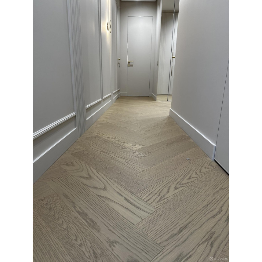 Кварцевый паркет Quartz Parquet Английская Ёлка Дуб Шампань 33-414 5/0,6 мм (1,936м²)-4