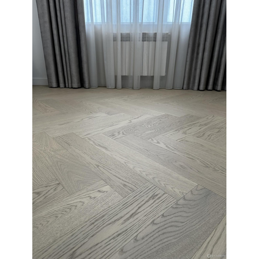 Кварцевый паркет Quartz Parquet Английская Ёлка Дуб Шампань 33-414 5/0,6 мм (1,936м²)-3