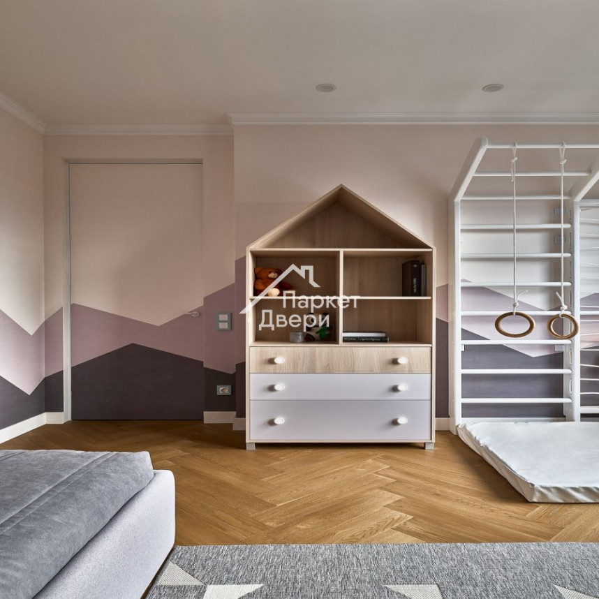 Кварцевый паркет Quartz Parquet Английская Ёлка Дуб Карельский 33-419 5/0,6 мм  (1,936м²)-19