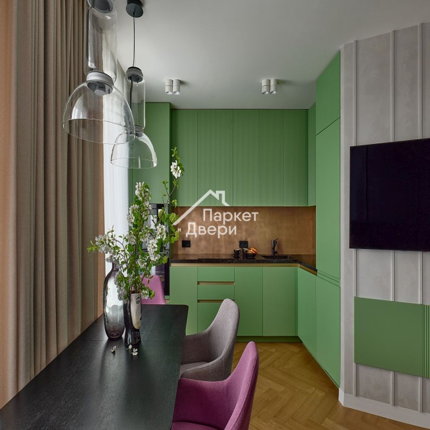 Кварцевый паркет Quartz Parquet Английская Ёлка Дуб Карельский 33-419 5/0,6 мм  (1,936м²)-9