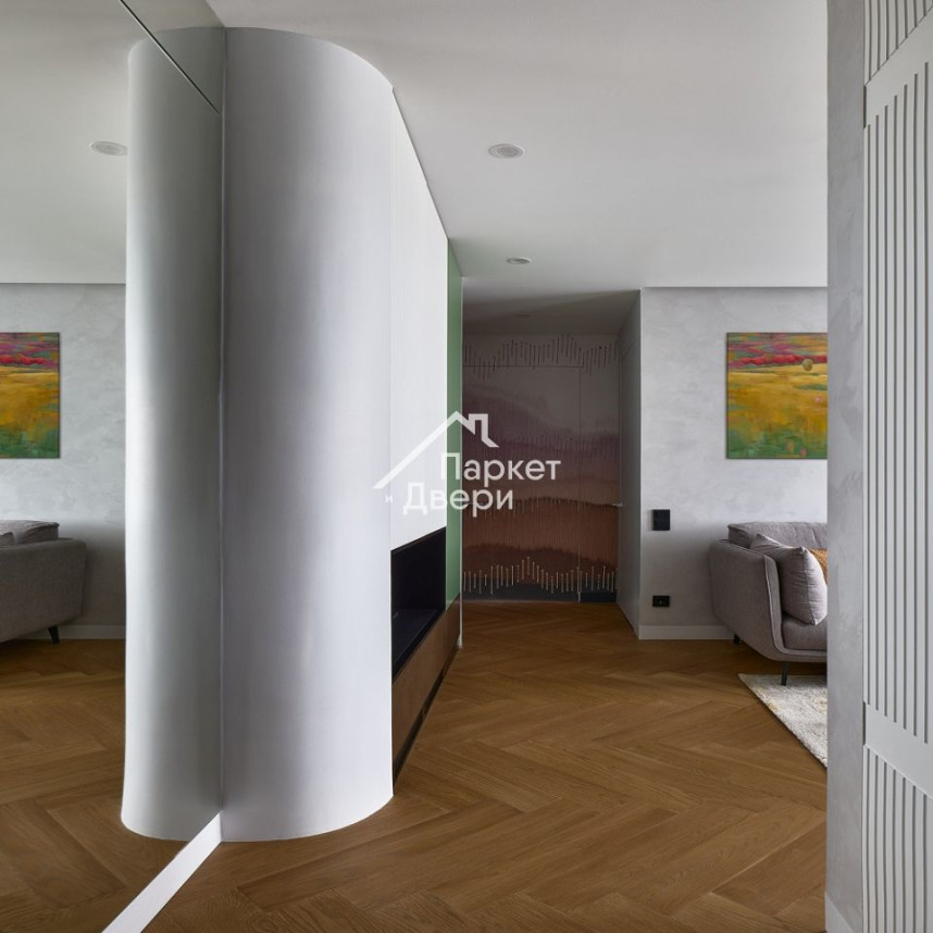 Кварцевый паркет Quartz Parquet Английская Ёлка Дуб Карельский 33-419 5/0,6 мм  (1,936м²)-7