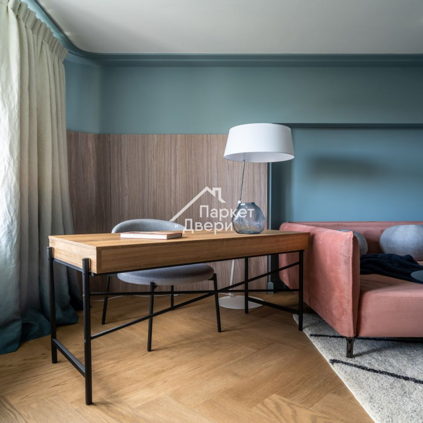 Кварцевый паркет Quartz Parquet Английская Ёлка Дуб Карельский 33-419 5/0,6 мм  (1,936м²)-5