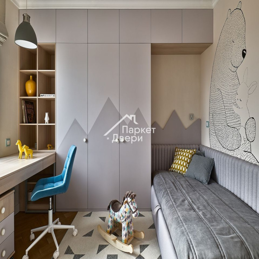 Кварцевый паркет Quartz Parquet Английская Ёлка Дуб Карельский 33-419 5/0,6 мм  (1,936м²)-17