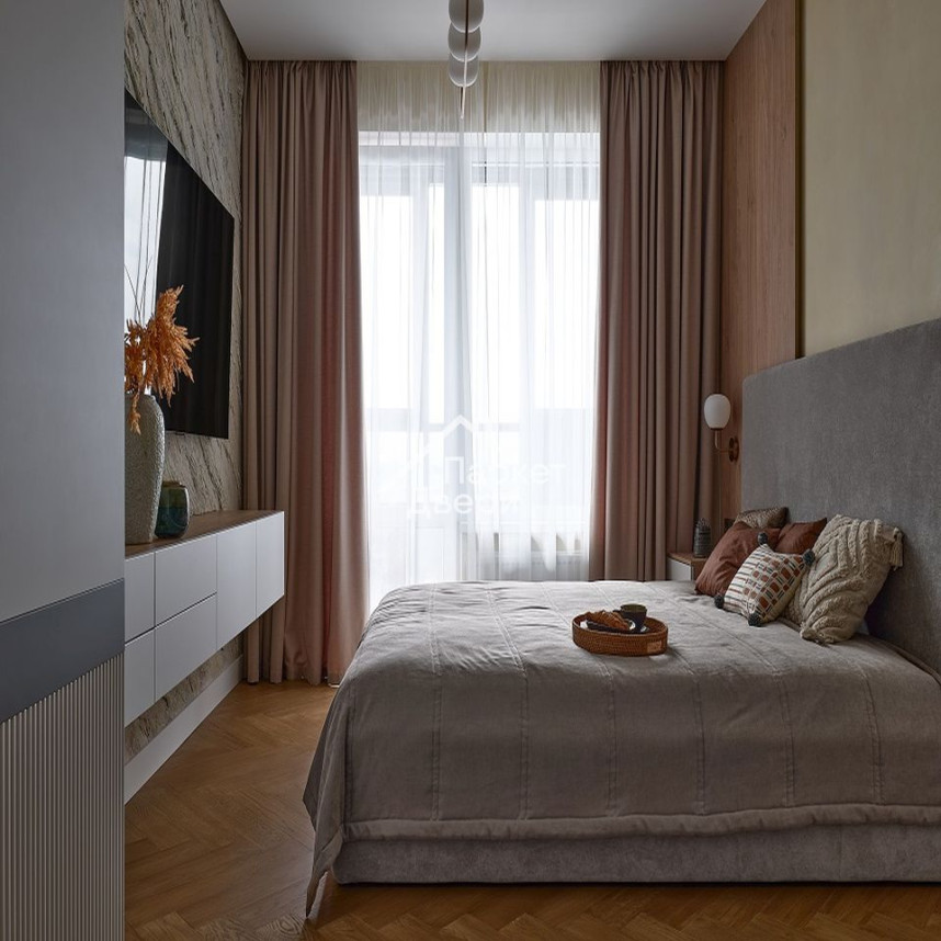 Кварцевый паркет Quartz Parquet Английская Ёлка Дуб Карельский 33-419 5/0,6 мм  (1,936м²)-14