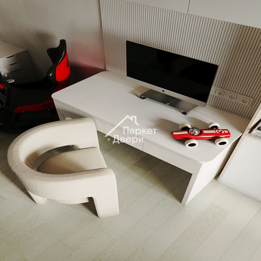 Кварцевый паркет Quartz Parquet Классик Дуб Скандинавский 1258-57 5/0,6 мм (2,225 м²)-1