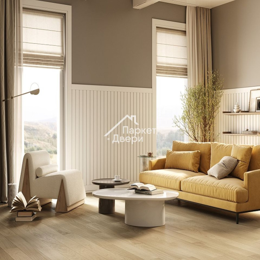 Кварцевый паркет Quartz Parquet Классик Дуб Хельсинки 1258-58 5/0,6 мм (2,225 м²)-4