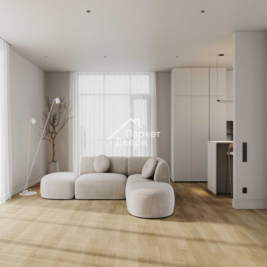 Кварцевый паркет Quartz Parquet Классик Дуб Хельсинки 1258-58 5/0,6 мм (2,225 м²)-1