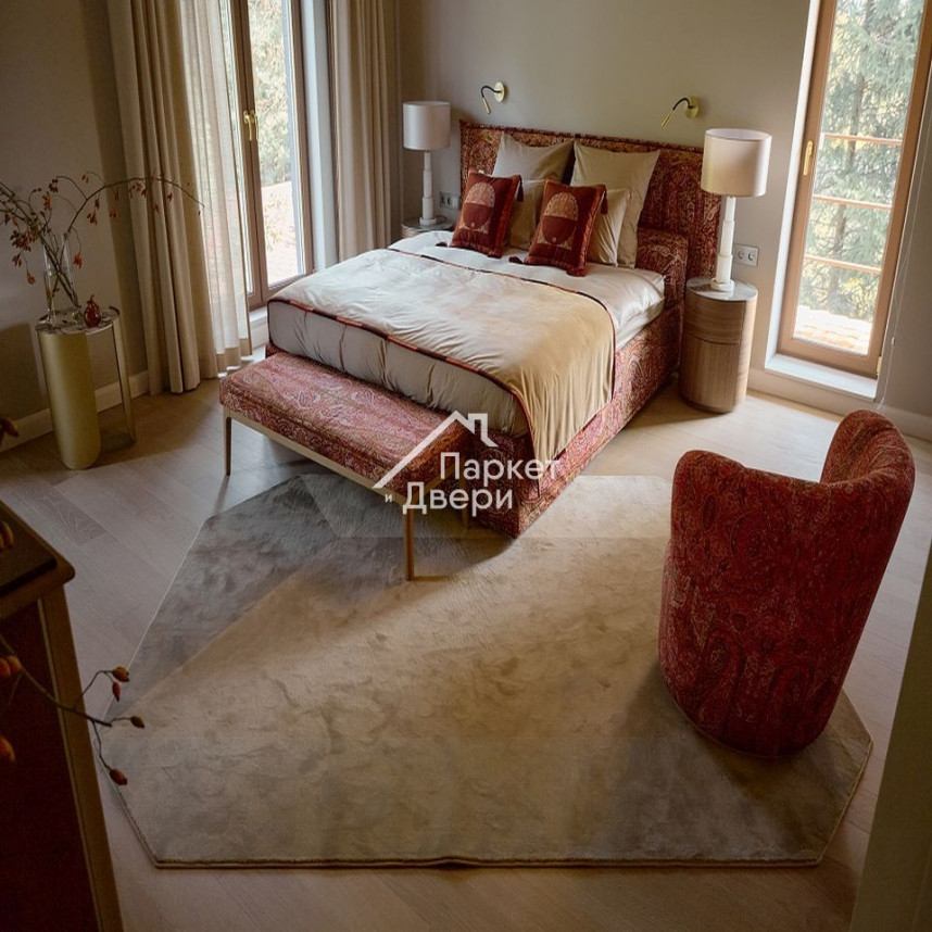 Кварцевый паркет Quartz Parquet Классик Дуб Хельсинки 1258-58 5/0,6 мм (2,225 м²)-19