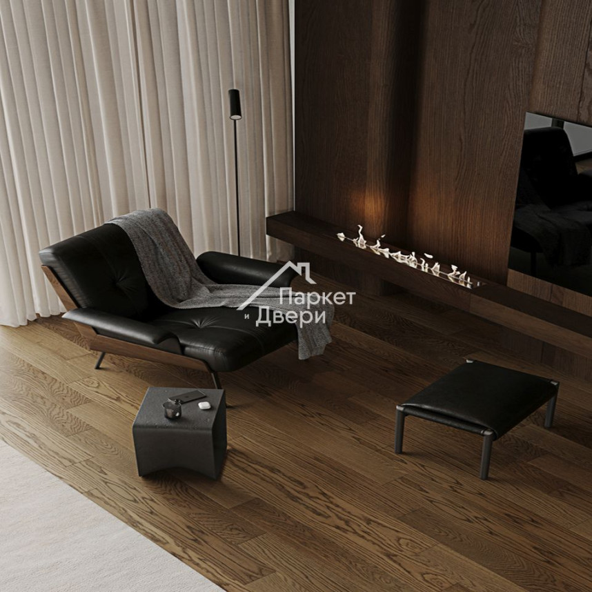 Кварцевый паркет Quartz Parquet Классик Дуб Кедровый Латте 1258-59 5/0,6 мм (2,225 м²)-1