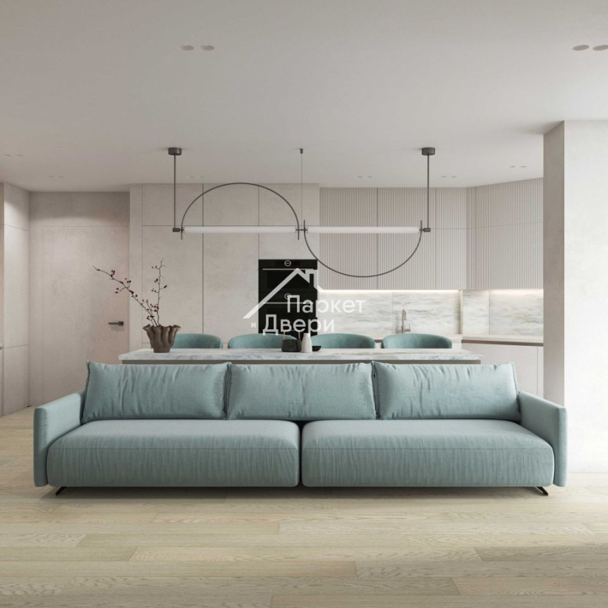 Кварцевый паркет Quartz Parquet Классик Дуб Европейский 1258-60 5/0,6 мм (2,225 м²)-1