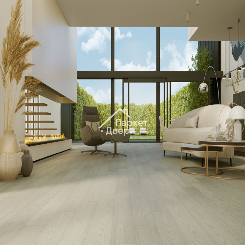 Кварцевый паркет Quartz Parquet Классик Дуб Песочный 408 5/0,6 мм (2,225 м²)-2