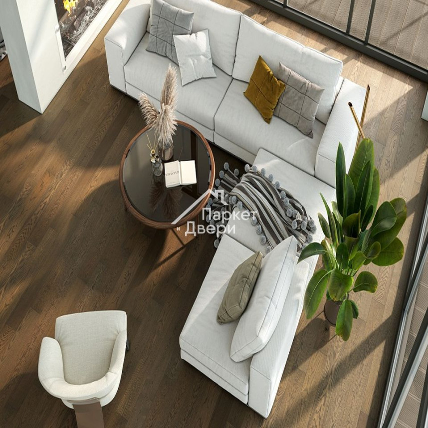 Кварцевый паркет Quartz Parquet Классик Дуб Рустикальный 410 7/1,2 мм (1,854м²)-1