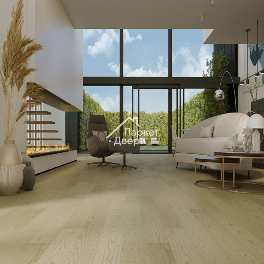 Кварцевый паркет Quartz Parquet Классик Дуб Шампань 414 7/1,2 мм (1,854м²)-2