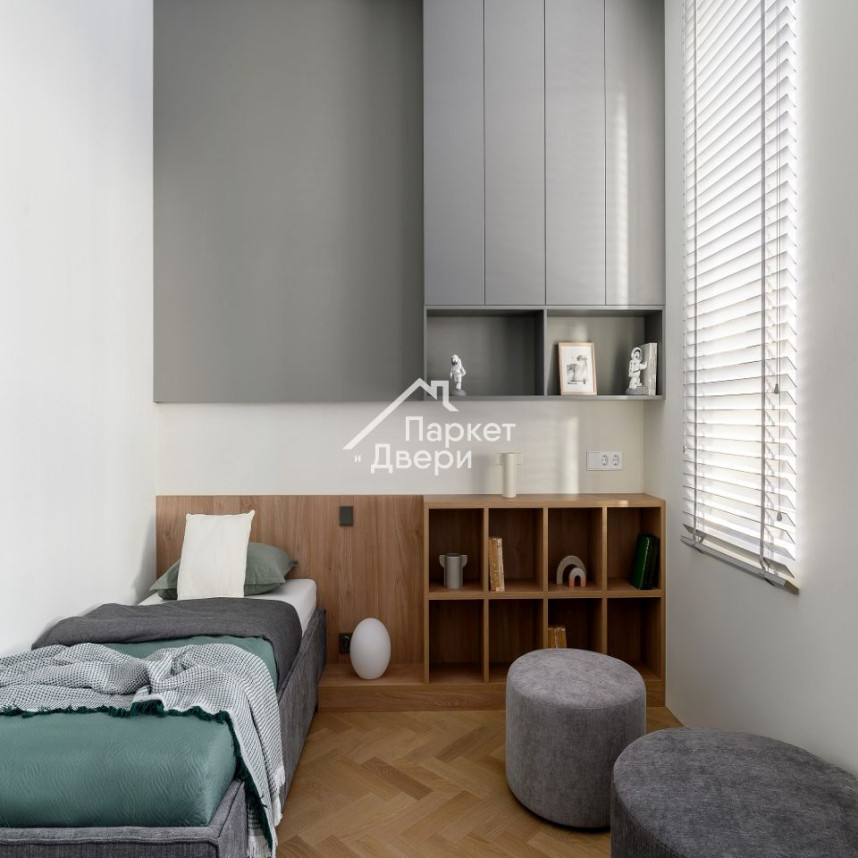 Кварцевый паркет Quartz Parquet Штучный паркет Дуб Хельсинки 44-1258-58 5/0,6 мм (1,12м²)-5